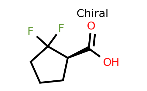 CAS 2166223-17-0 | (1R)-2,2-difluorocyclopentane-1-carboxylic acid