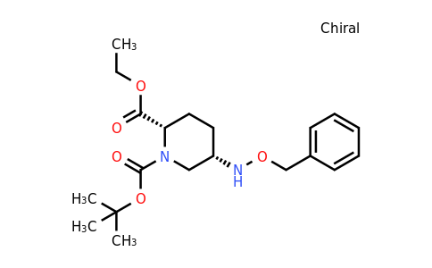 CAS 2166304-02-3 | O1-tert-butyl O2-ethyl (2S,5S)-5-(benzyloxyamino)piperidine-1,2-dicarboxylate