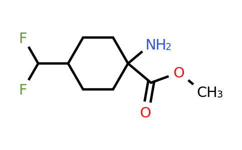 CAS 2166555-73-1 | methyl 1-amino-4-(difluoromethyl)cyclohexane-1-carboxylate