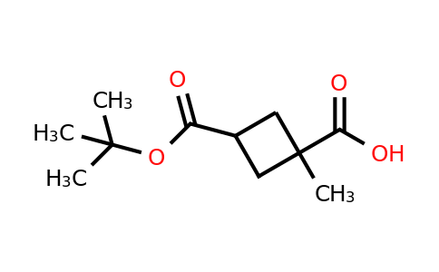 CAS 2166745-49-7 | 3-[(tert-butoxy)carbonyl]-1-methylcyclobutane-1-carboxylic acid