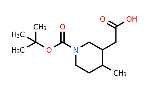 CAS 2166785-52-8 | 2-{1-[(tert-butoxy)carbonyl]-4-methylpiperidin-3-yl}acetic acid
