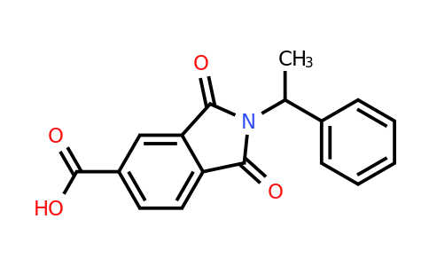 CAS 216681-74-2 | 1,3-Dioxo-2-(1-phenylethyl)isoindoline-5-carboxylic acid