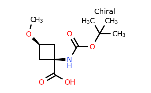 CAS 2166823-89-6 | cis-1-(tert-butoxycarbonylamino)-3-methoxy-cyclobutanecarboxylic acid