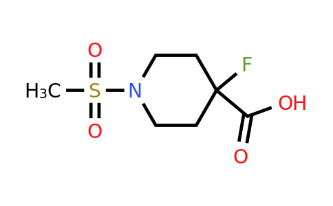 CAS 2166844-52-4 | 4-fluoro-1-methanesulfonylpiperidine-4-carboxylic acid