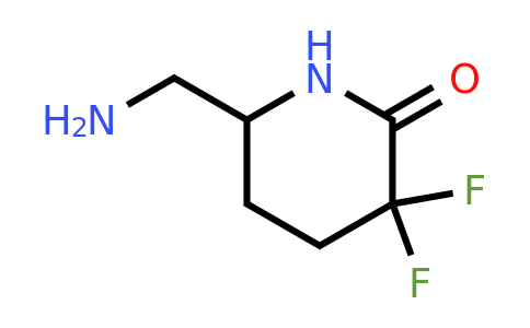 CAS 2166865-52-5 | 6-(aminomethyl)-3,3-difluoropiperidin-2-one
