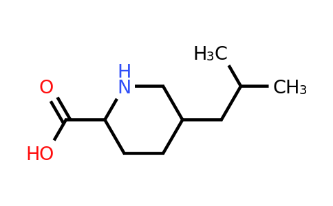 CAS 2166982-60-9 | 5-(2-methylpropyl)piperidine-2-carboxylic acid