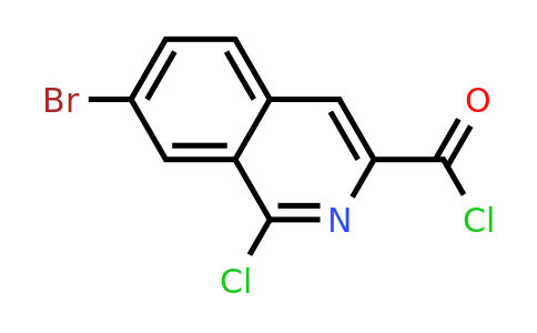 CAS 2166993-72-0 | 7-bromo-1-chloroisoquinoline-3-carbonyl chloride