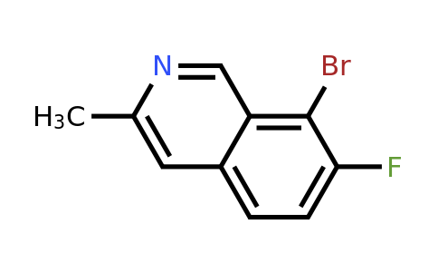 CAS 2167110-88-3 | 8-bromo-7-fluoro-3-methylisoquinoline