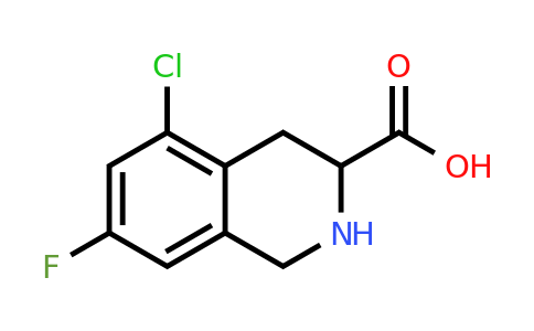 CAS 2167191-84-4 | 5-chloro-7-fluoro-1,2,3,4-tetrahydroisoquinoline-3-carboxylic acid