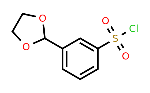 CAS 2167300-93-6 | 3-(1,3-dioxolan-2-yl)benzene-1-sulfonyl chloride