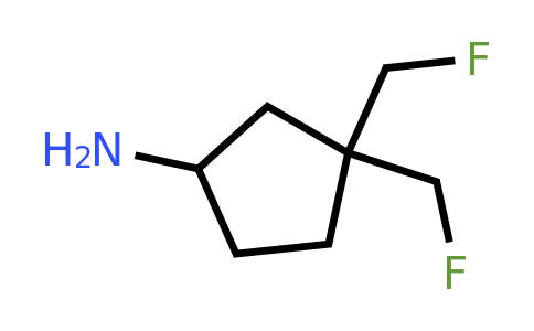 CAS 2167450-75-9 | 3,3-bis(fluoromethyl)cyclopentan-1-amine