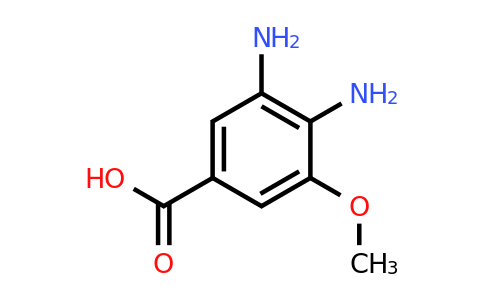 CAS 2167478-26-2 | 3,4-diamino-5-methoxybenzoic acid