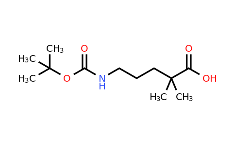 CAS 2167610-42-4 | 5-{[(tert-butoxy)carbonyl]amino}-2,2-dimethylpentanoic acid