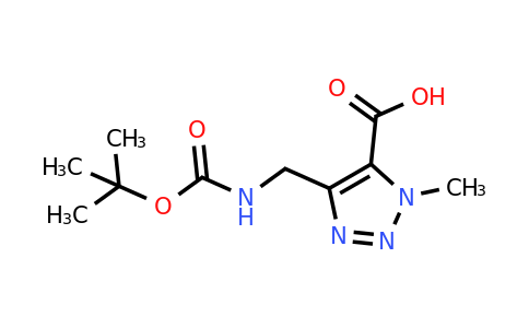 CAS 2167676-04-0 | 4-({[(tert-butoxy)carbonyl]amino}methyl)-1-methyl-1H-1,2,3-triazole-5-carboxylic acid
