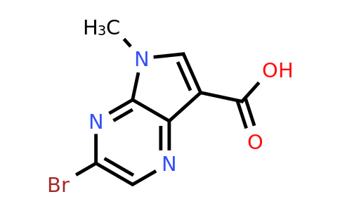 CAS 2167720-77-4 | 3-bromo-5-methyl-5H-pyrrolo[2,3-b]pyrazine-7-carboxylic acid