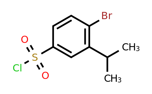 CAS 2167856-36-0 | 4-bromo-3-(propan-2-yl)benzene-1-sulfonyl chloride