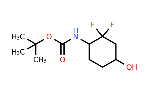 CAS 2167944-05-8 | tert-butyl N-(2,2-difluoro-4-hydroxy-cyclohexyl)carbamate