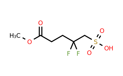 CAS 2167994-08-1 | methyl 4,4-difluoro-5-sulfopentanoate