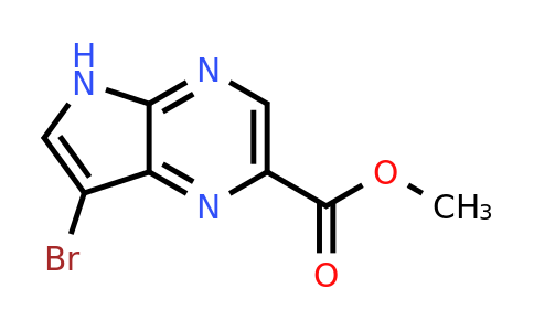 CAS 2168077-30-1 | methyl 7-bromo-5H-pyrrolo[2,3-b]pyrazine-2-carboxylate