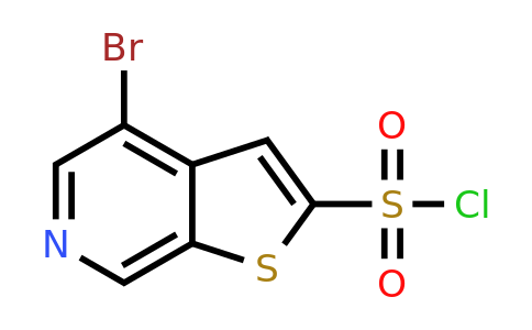 CAS 2168108-91-4 | 4-bromothieno[2,3-c]pyridine-2-sulfonyl chloride
