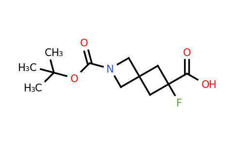 CAS 2168111-53-1 | 2-[(tert-butoxy)carbonyl]-6-fluoro-2-azaspiro[3.3]heptane-6-carboxylic acid
