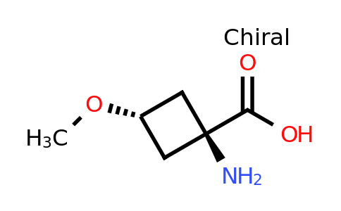 CAS 2168243-19-2 | (1r,3r)-1-amino-3-methoxycyclobutane-1-carboxylic acid