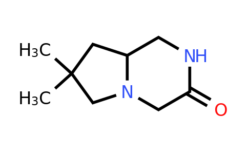 CAS 2168297-32-1 | 7,7-dimethyl-octahydropyrrolo[1,2-a]piperazin-3-one