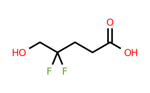 CAS 2168335-54-2 | 4,4-difluoro-5-hydroxypentanoic acid