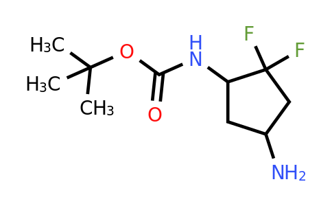 CAS 2168368-63-4 | tert-butyl N-(4-amino-2,2-difluorocyclopentyl)carbamate