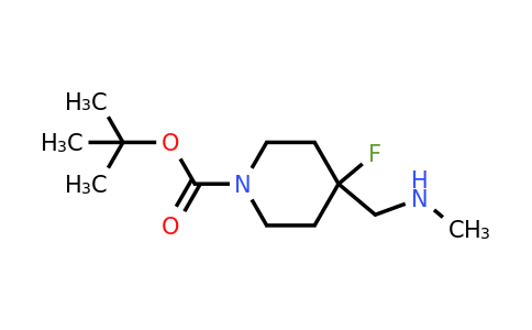 CAS 2168379-46-0 | tert-butyl 4-fluoro-4-[(methylamino)methyl]piperidine-1-carboxylate