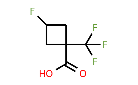 CAS 2168389-13-5 | 3-fluoro-1-(trifluoromethyl)cyclobutane-1-carboxylic acid