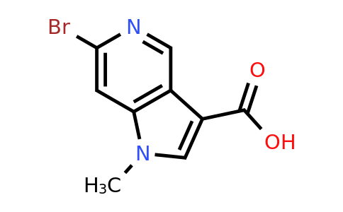 CAS 2168738-22-3 | 6-bromo-1-methyl-1H-pyrrolo[3,2-c]pyridine-3-carboxylic acid