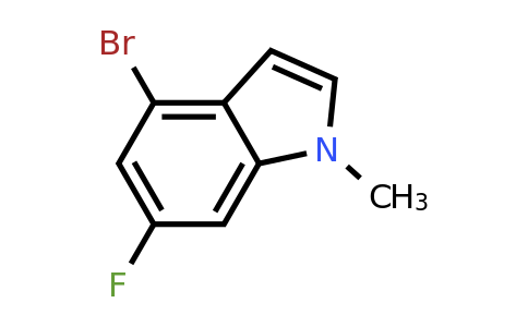 CAS 2168784-08-3 | 4-bromo-6-fluoro-1-methyl-1H-indole