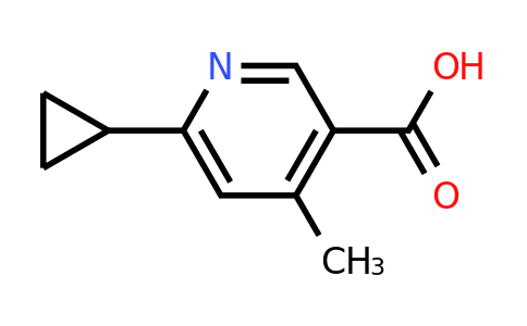 CAS 2168799-10-6 | 6-cyclopropyl-4-methylpyridine-3-carboxylic acid