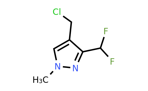 CAS 2168817-17-0 | 4-(chloromethyl)-3-(difluoromethyl)-1-methyl-1H-pyrazole