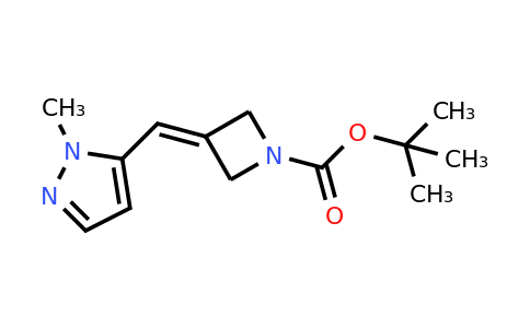 CAS 2169068-61-3 | tert-butyl 3-[(1-methyl-1H-pyrazol-5-yl)methylidene]azetidine-1-carboxylate