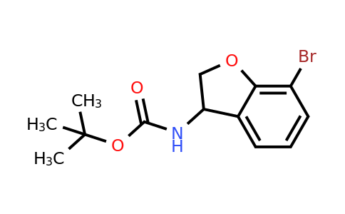 CAS 2169148-55-2 | tert-butyl N-(7-bromo-2,3-dihydro-1-benzofuran-3-yl)carbamate