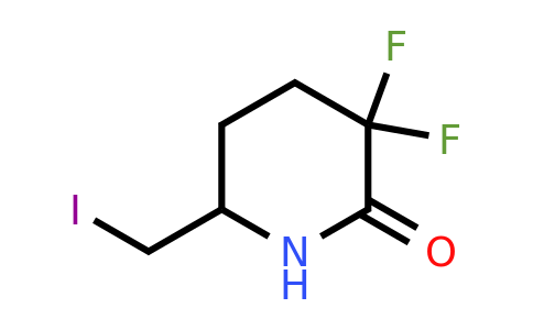 CAS 2169347-80-0 | 3,3-difluoro-6-(iodomethyl)piperidin-2-one