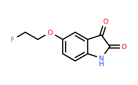 CAS 2169409-16-7 | 5-(2-fluoroethoxy)-2,3-dihydro-1H-indole-2,3-dione