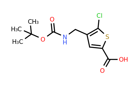 CAS 2169533-83-7 | 4-({[(tert-butoxy)carbonyl]amino}methyl)-5-chlorothiophene-2-carboxylic acid