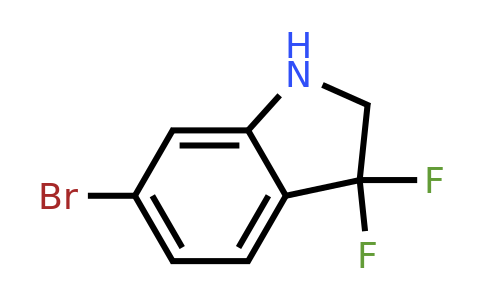 CAS 2169625-19-6 | 6-bromo-3,3-difluoro-2,3-dihydro-1H-indole