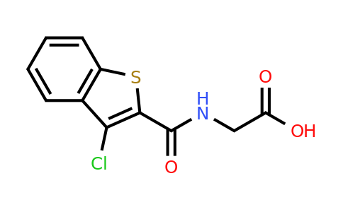 CAS 216985-67-0 | 2-[(3-chloro-1-benzothiophen-2-yl)formamido]acetic acid