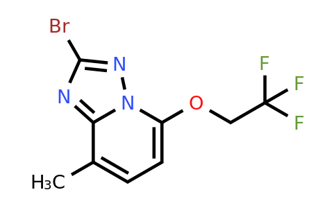 CAS 2170792-89-7 | 2-bromo-8-methyl-5-(2,2,2-trifluoroethoxy)-[1,2,4]triazolo[1,5-a]pyridine