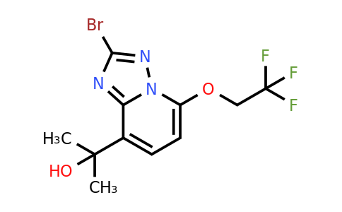 CAS 2170792-96-6 | 2-[2-bromo-5-(2,2,2-trifluoroethoxy)-[1,2,4]triazolo[1,5-a]pyridin-8-yl]propan-2-ol