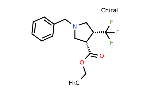 CAS 217096-03-2 | cis-Ethyl 1-benzyl-4-(trifluoromethyl)pyrrolidine-3-carboxylate