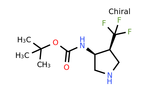 CAS 217096-36-1 | tert-butyl N-[cis-4-(trifluoromethyl)pyrrolidin-3-yl]carbamate
