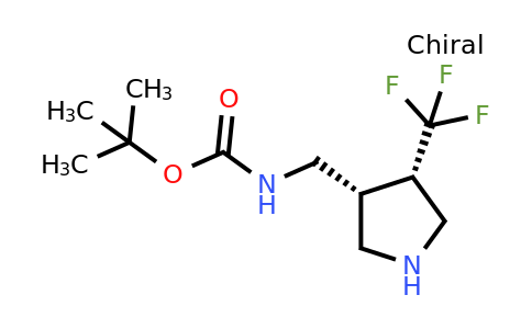 CAS 217096-38-3 | tert-butyl N-{[cis-4-(trifluoromethyl)pyrrolidin-3-yl]methyl}carbamate