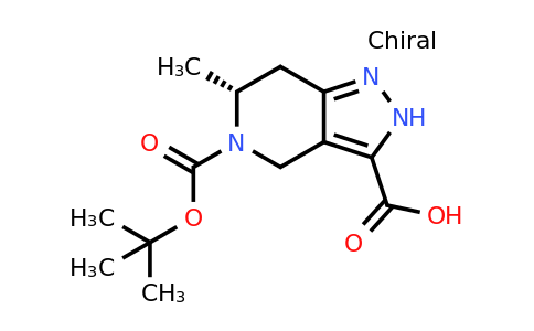 CAS 2171134-56-6 | (6R)-5-tert-butoxycarbonyl-6-methyl-2,4,6,7-tetrahydropyrazolo[4,3-c]pyridine-3-carboxylic acid