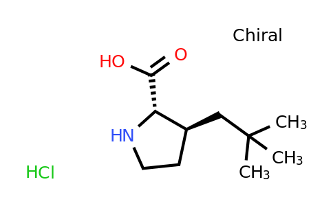 CAS 2171267-44-8 | (2S,3S)-3-(2,2-dimethylpropyl)pyrrolidine-2-carboxylic acid hydrochloride