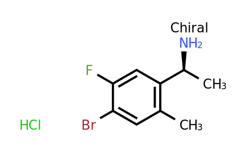 CAS 2171276-91-6 | (1S)-1-(4-bromo-5-fluoro-2-methylphenyl)ethan-1-amine hydrochloride